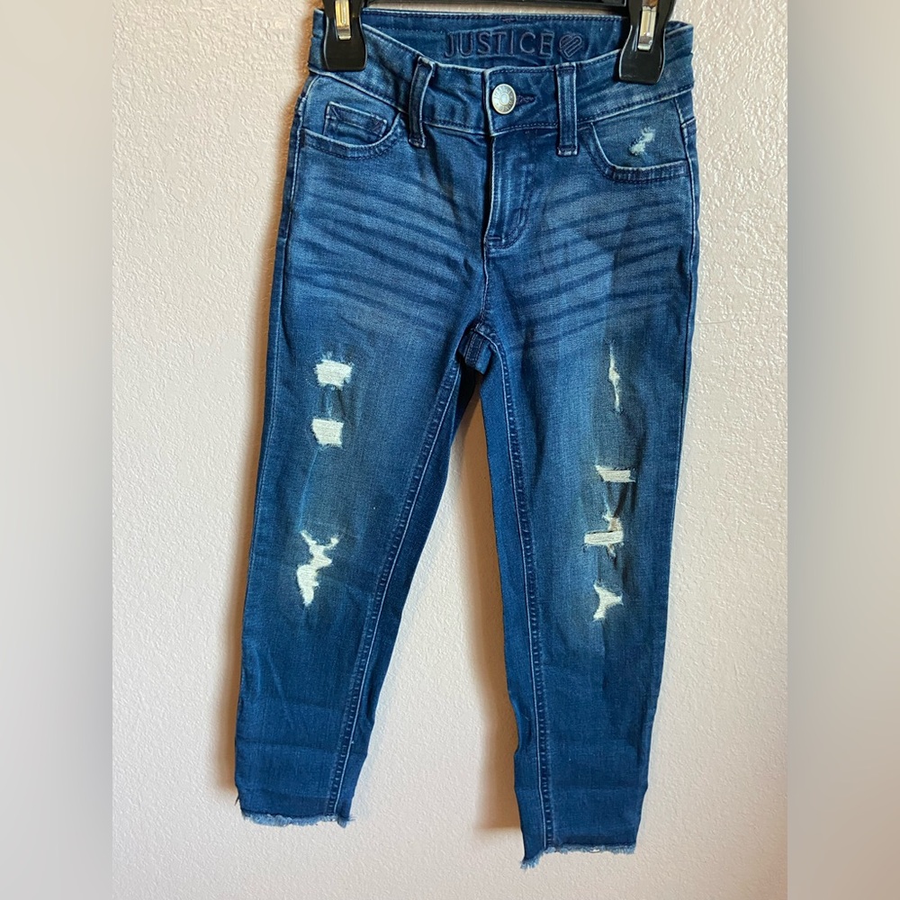 Girls denim jeans size 8 slim